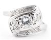 14K White Gold Diamond Ring