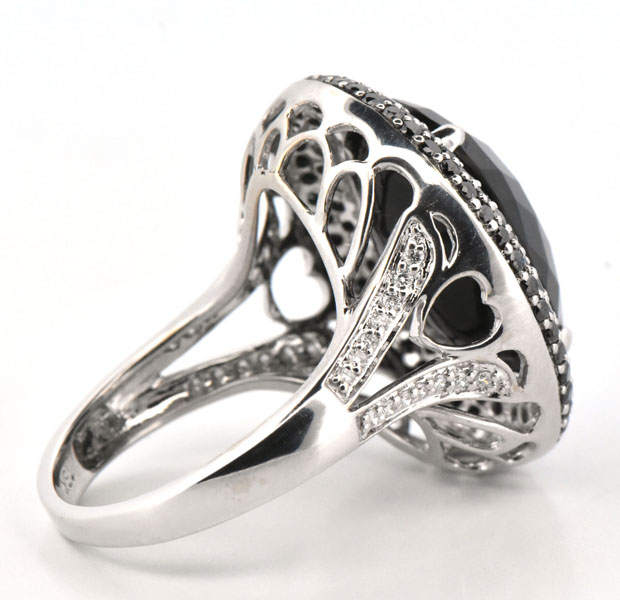 18K White Gold Chalcedony Ring, GIA #1232639072