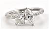 18K White Gold Diamond Ring