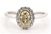 14K White and Yellow Gold Diamond Ring