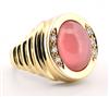 14K Yellow Gold Rhodochrosite Ring, GIA #2235962021