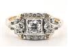 14K Two-Tone Diamond Ring