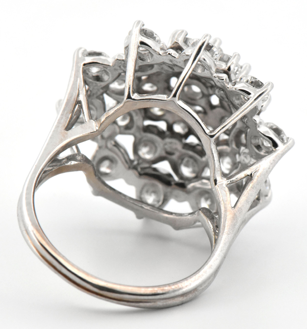 14K White Gold Diamond Ring