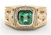 14K Yellow Gold Emerald Ring