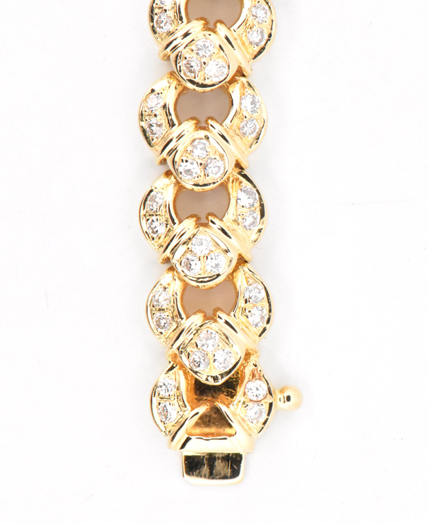 18K Yellow Gold Diamond Bracelet