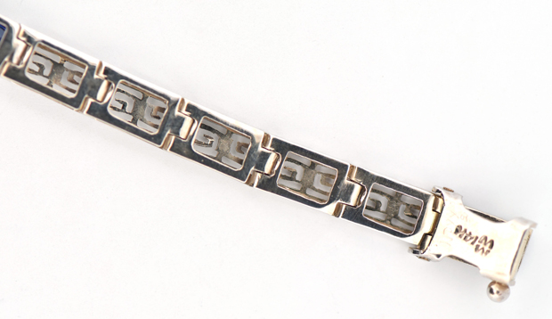 14K White Gold Art Deco Bracelet