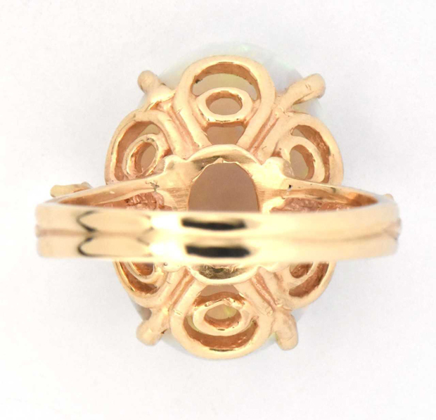 14K Yellow Gold Opal Ring