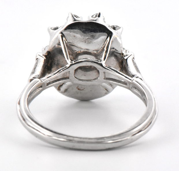 Platinum Gemstone Ring