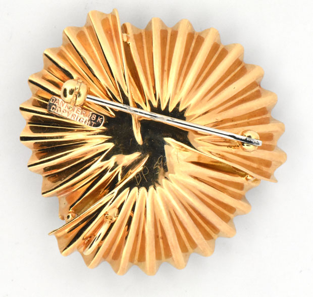 18K Yellow Gold Diamond Pin/Pendant
