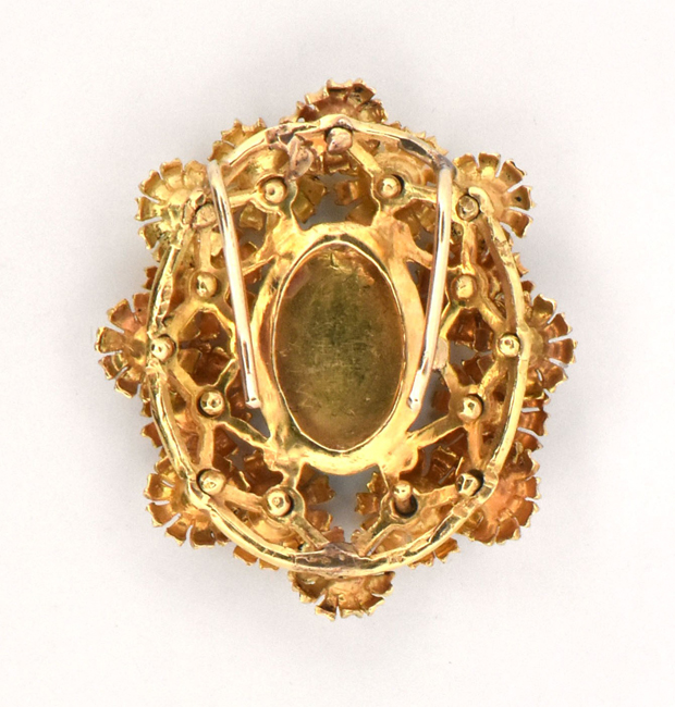 14K Yellow Gold Opal Pendant