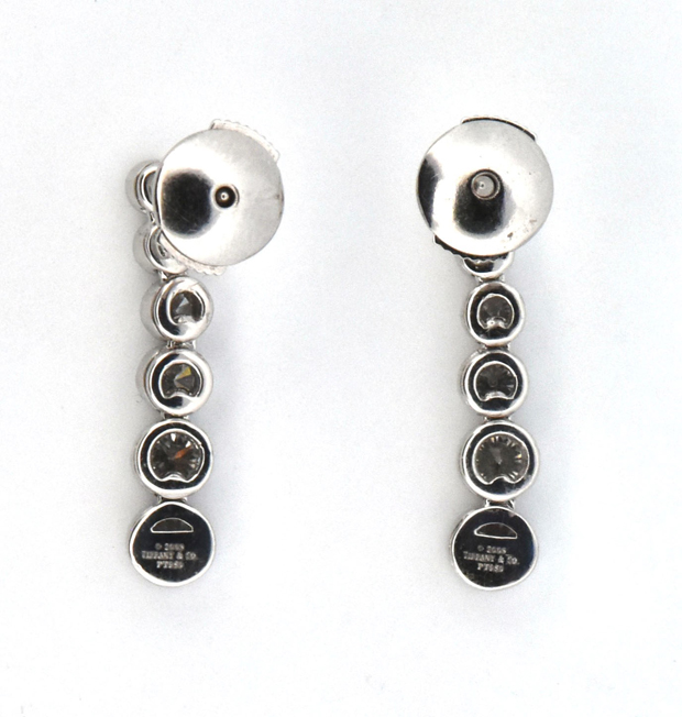 Platinum Diamond Tiffany an Co. Earrings