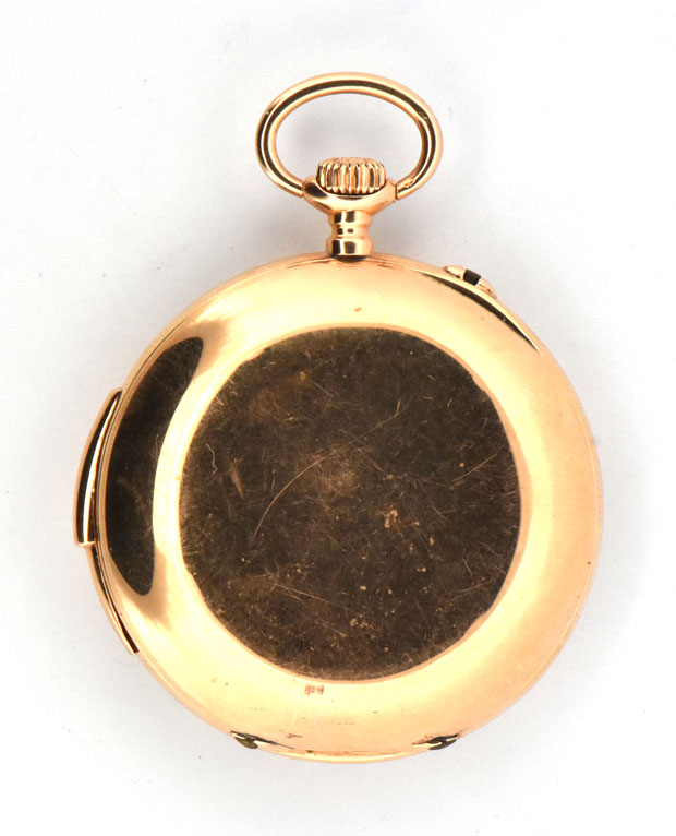 18K Yellow Gold Quarter Repeater Pocket Watch 