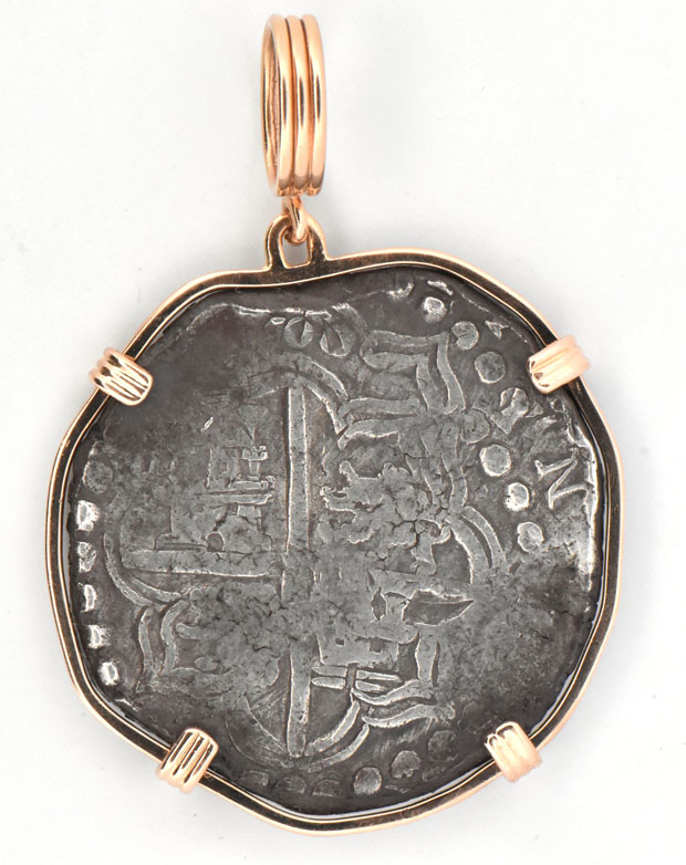 14K Yellow Gold Coin Pendant