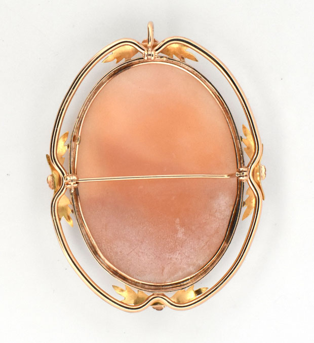 14K Two-Tone Cameo Pin/Pendant