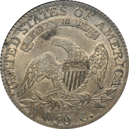 1811 Large 8 O-105a ANACS AU-55
