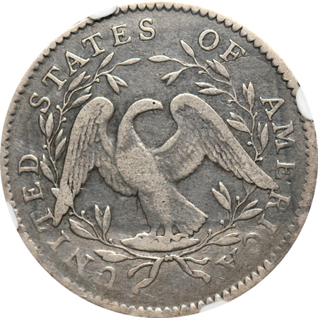 1795 O-116 NGC VF details/repaired