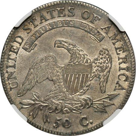 1809 Plain Edge O-106 NGC AU-50