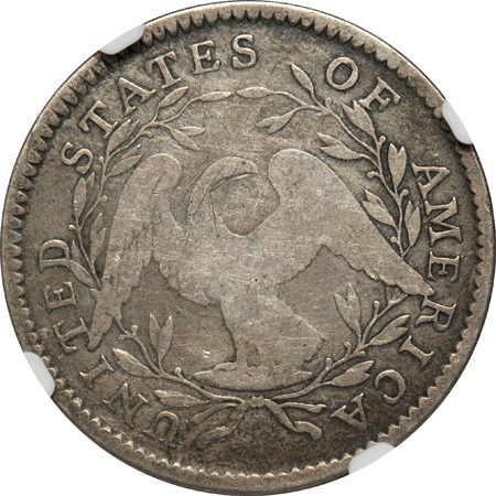 1795 O-130, R.5 NGC F details/rim damage/scratches