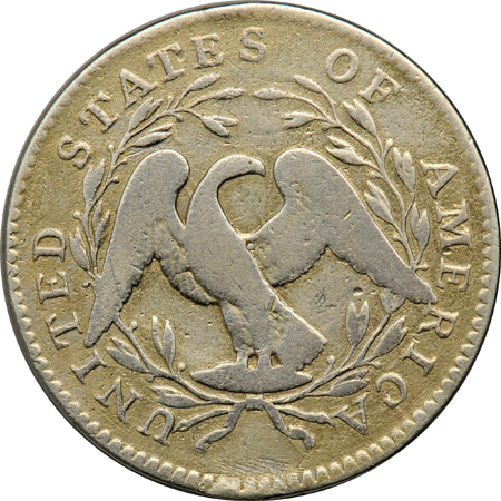 1795 O-104, R.4 VG details/dipped/mount removed