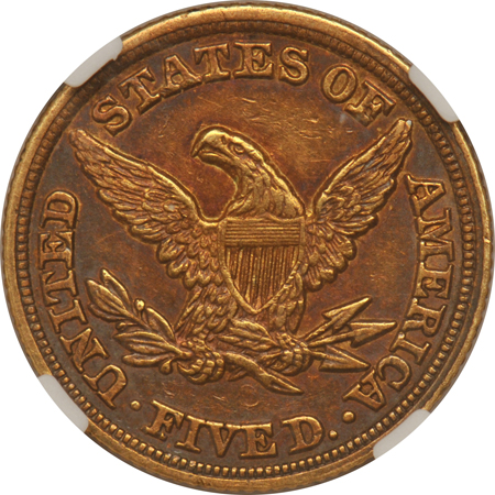 1850-C Weak C NGC AU-55