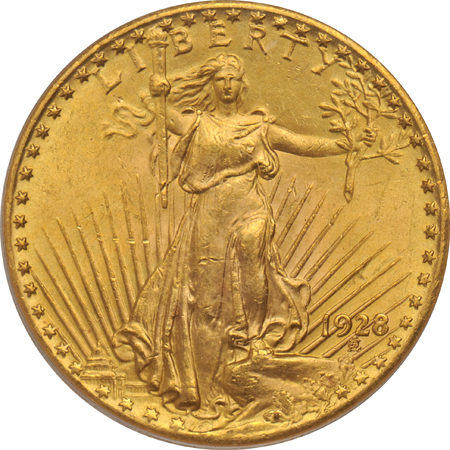 1927 and 1928, both PCGS MS-63