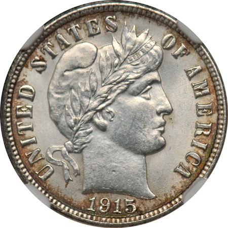 Nine certified dimes