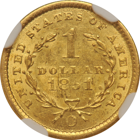 1851-O NGC MS-61