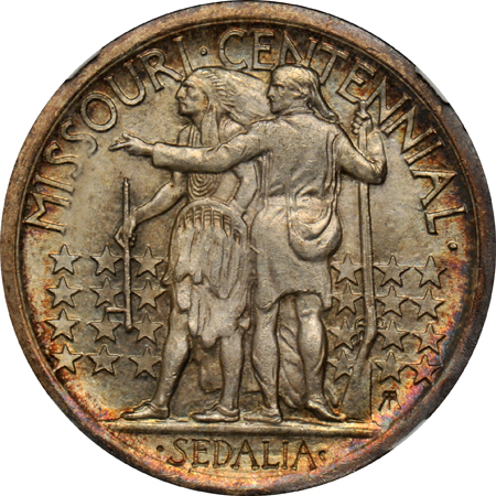 1921 Missouri 2x4 NGC MS-65