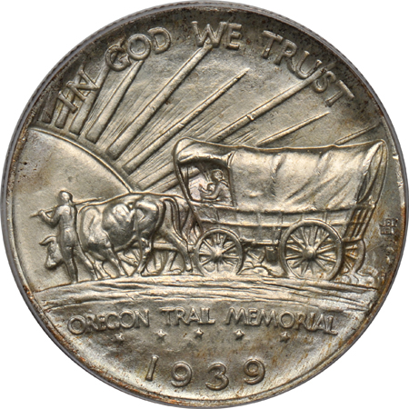 1939-S Oregon PCGS MS-67
