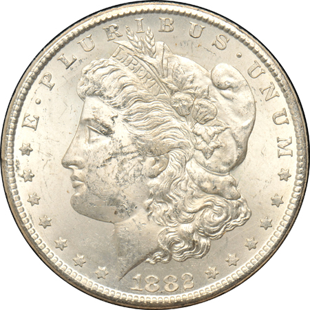 1884-CC GSA NGC MS-65, and an 1882-CC GSA MS-60