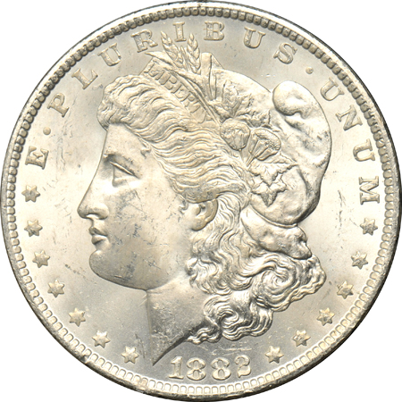 1884-CC GSA NGC MS-65, and an 1882-CC GSA MS-60