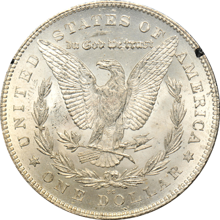 1880-CC 80 Over 79, Reverse of 1878, GSA MS-62