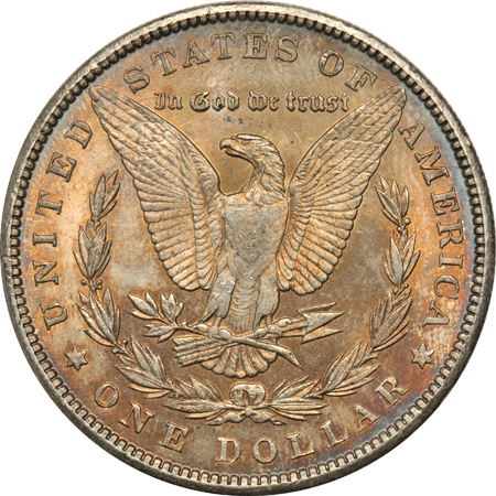 Twenty 1900 Morgan silver dollars