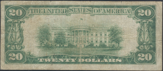 1928 $20 Star Fr# 2402* - PMG VF-20/paper pulls