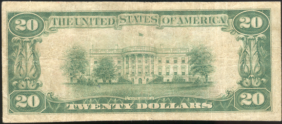 1929 $20 Type 1 - Mexico, MO Charter #2881 - F