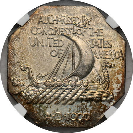 1925 Norse-American Silver Thick NGC MS-66 CAC