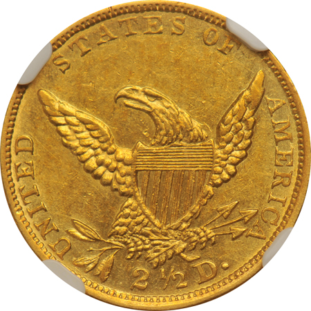 1836 Block 8 NGC AU-58