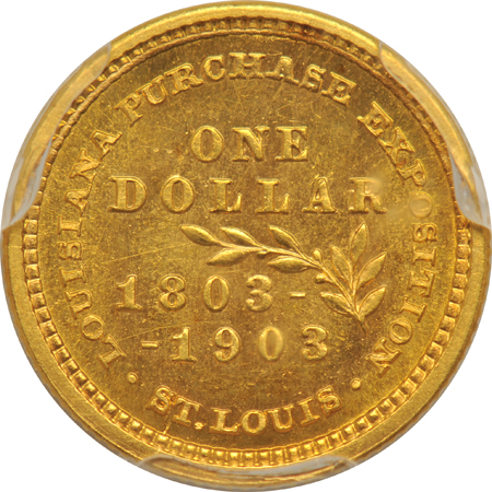 1903 Louisiana Purchase Jefferson PCGS MS-65