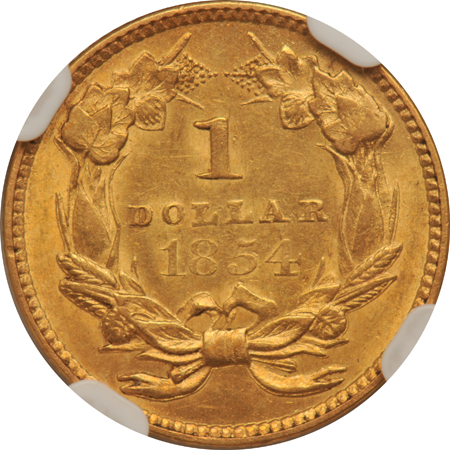 1854 Type 2 NGC AU-58