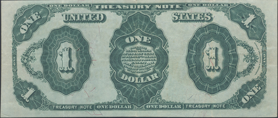 1891 $1 Fr# 352 - PMG VF-35/pinholes
