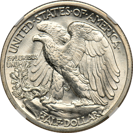 1942-S, 1943-S, and 1944-S, all NGC MS-65