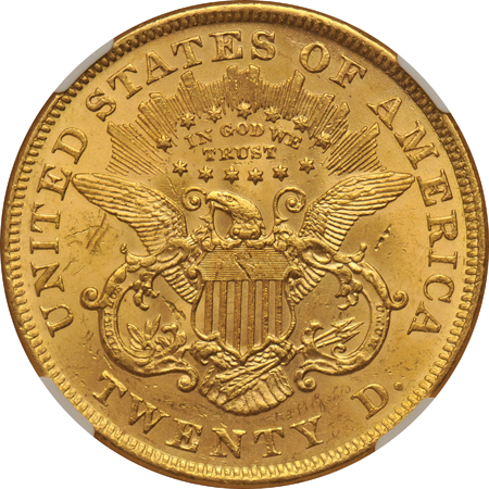 1873 Open 3 NGC MS-61