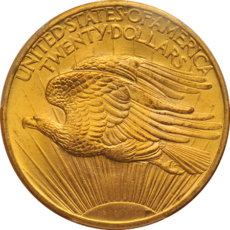 1907 No Motto Saint Gaudens PCGS MS-65
