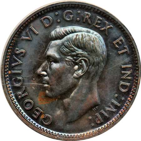 Canada - Group of five Canadian coins, all PCGS certified