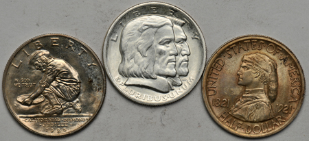 Four silver commemoratives