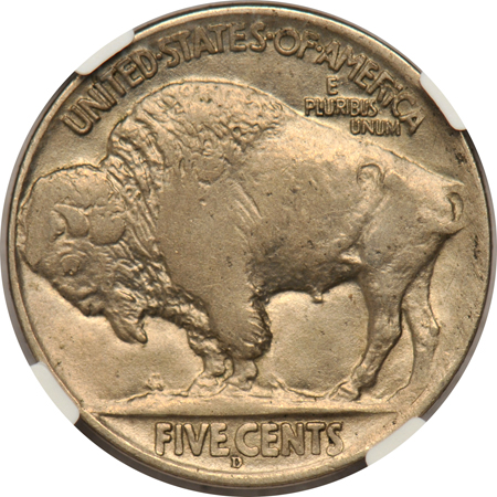 1918-D NGC AU-58