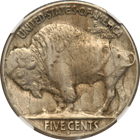 1921-S NGC AU details/obverse damage