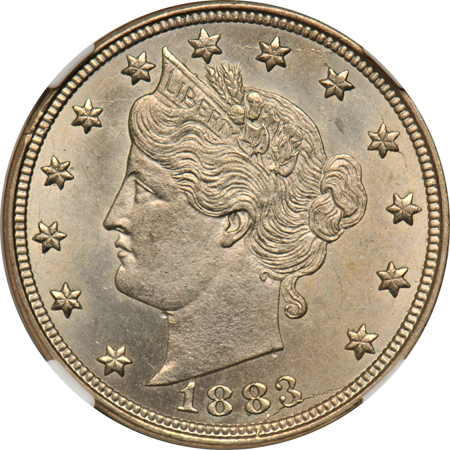 Four nickels certified by NGC