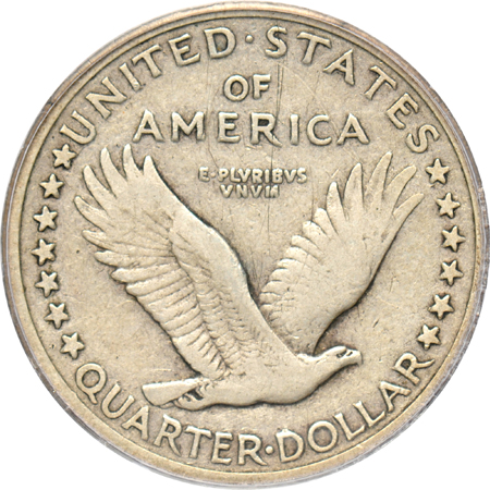 1916 Standing Liberty Quarter PCGS F-15
