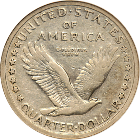 1916 Standing Liberty Quarter NGC VF details/improperly cleaned